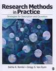 Research Methods in Practice: Strategies for Description and Causation 
