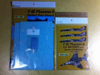 32 F 4E Phantom II Perfect Data Stencil + USAF Operation Linebacker 