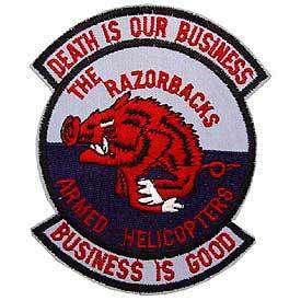 THE RAZORBACKS ARMED HELICOPTERS US ARMY PATCH PM5078  