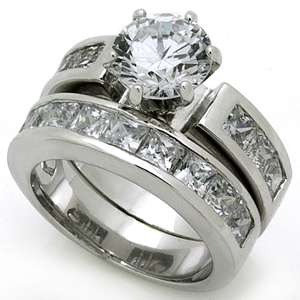 New Beautiful Womens Princess Classic 2.35ct Engagement Ring Free 