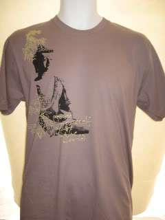 NEWTG American Apparel yoga Buddha Peace organic tshirt  