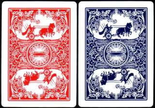 NEW POKER SIZE PLASTIC COATED CLASSIC PLAYING CARDS  