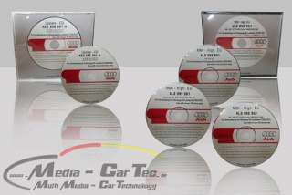 Audi MMI Update CDs auf v.5570 für A6 A8 Q7 MMI High 2G  