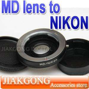 Minolta MD MC Lens to NIKON D90 D700 D300 Mount Adapter  