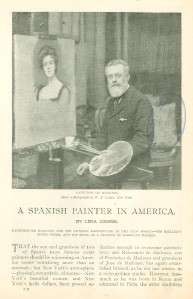 1899 Raimundo De Madrazo Spanish Painter illustrated  