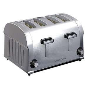 TOAST 1400 Vier Schlitz Toaster aus Edelstahl  Küche 