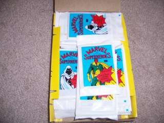 MARVEL SUPERHEROES FIRST ISSUE COVERS UNOPENED PACK  