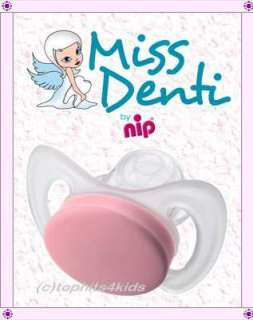 nip Dental Schnuller rosa ~ Miss Denti ~ Größe wählbar  