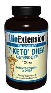 Life Extension 7 Keto DHEA Metabolite 100mg 60 Veg caps  