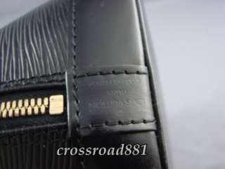 Authentic Louis Vuitton Black Epi Alma Handbag Great Condition  