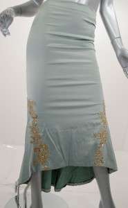 MANDALAY HENRI BENDEL Celadon Camisole & Fishtail Skirt ENSEMBLE 