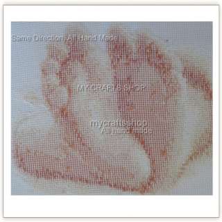 Baby Feet PREORDER COMPLETED CROSS STITCH  