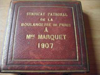   1907 Médaille Syndicat Boulangerie Paris par Roty Boulanger 