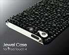 Black Diamond Bling Case Diamante Cover For iPod Touch 