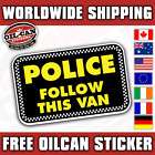 police follow this van sticker rat look euro jdm