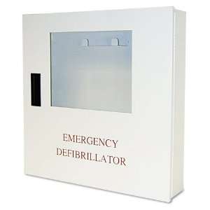 Defibtech  Wall Mount Case, Alarmed, White, 18 x 18 x 4 
