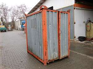 Baucontainer Materialcontainer Blechcontainer Container LxBxH 2,00x1 