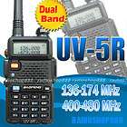 BAOFENG Dual band model UV 5R VHF UHF Dual Band Radio FM 65 108MHZ NEW 