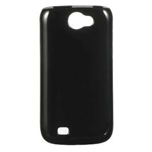 Glossy Black Hard CANDY TPU Gel Crystal Skin Case Cover Samsung 