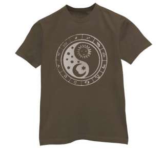 Ying Yang Moon Sun T Shirt vintage unique zodiac  
