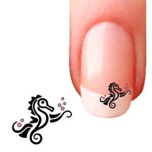   10 Stickers Bijoux Ongles Hippocampe  nail art manucure