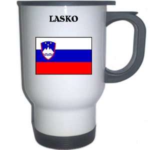  Slovenia   LASKO White Stainless Steel Mug Everything 