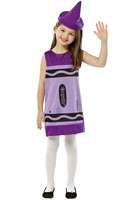Crayola Wisteria Tank Dress Child Costume (4 6X) listed price $31.95 