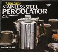 12 CUP STAINLESS STEEL COFFEE TEA PERCOLATOR STOVE POT  