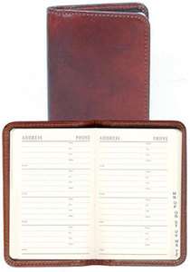 Scully Leather Personal Telephone Address Book Notebook Notepad 
