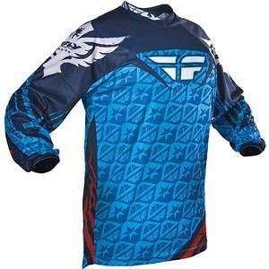    Fly Racing Kinetic Jersey   2009   Small/Navy/Blue Automotive