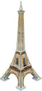Eiffel Tower 3D Puzzle Puzz3D, Instructions Only  