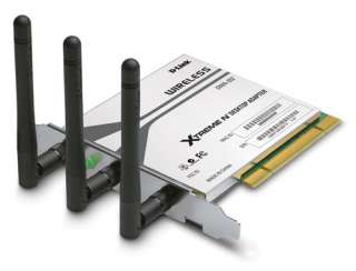 dlink wireless pci adapter 3 antenna xtreme n draft 802 11n