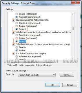 Scroll down to ActiveX Controls and Plugins