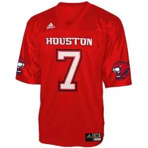  adidas Houston Cougars #7 Red Replica Football Jersey 