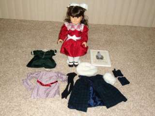 AMERICAN GIRL DOLL SAMANTHA PARKINGTON WITH 4 OUTFITS   USED RETIRED