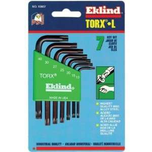 Torx L Key Sets   7 pc torx short allen wrench set w 