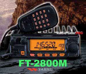 Yaesu FT 2800M VHF mobile radio + MH 48A6J speaker mic  
