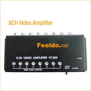 Car 1 to 8 Video Signal Amplifier/Booster/Spliter for DVD/LCD/TV