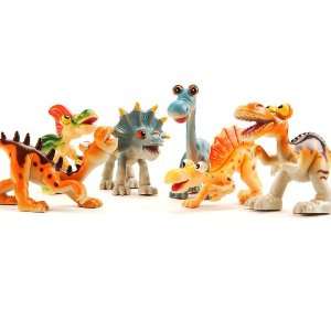  Kids 6pc Toy Plastic Cartoon World Dinosaurs Toys & Games