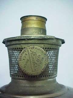   Kerosene Oil Table Lamp w Model 11 Burner Antique Vintage  