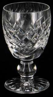 VINTAGE HAND CUT CRYSTAL WATERFORD DONEGAL WINE GLASS  