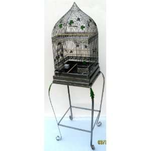  Antique Style Bird Cage with Stand
