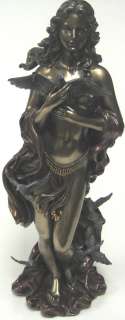Aphrodite Greek Goddess Of Love Bronzed Finish Statue  