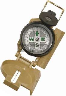 Tan Military Liquid Filled Marching Compass 613902040502  