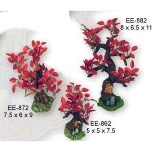  Top Quality Resin Ornament   Bonsai Oak Wood Md With Red 