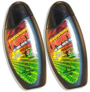 Australian Gold BROWNING FURY Tanning Bed Lotion 054402250778 