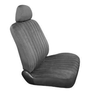   Rear Bench / Backrest Seat Cover   Microsuede Fabric, Gray Automotive
