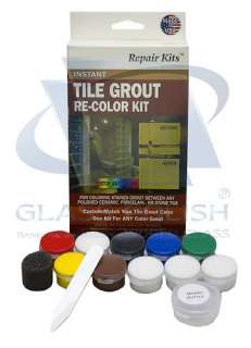 Tile Grout Re Color Kit  