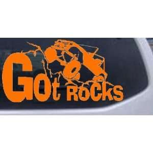 Got Rocks Off Road Car Window Wall Laptop Decal Sticker    Orange 30in 