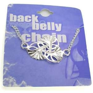  Triple Shell Back Belly Chain Pierceless Body Jewelry 